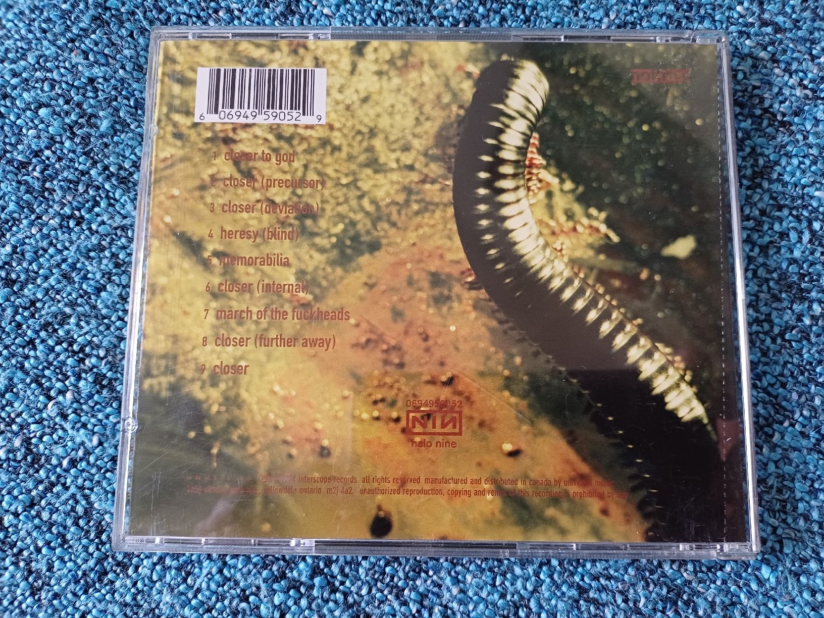 CD: Nine Inch Nails "Closer to God" CD – Usato da Begnins venduto da Drastic-Sound 1