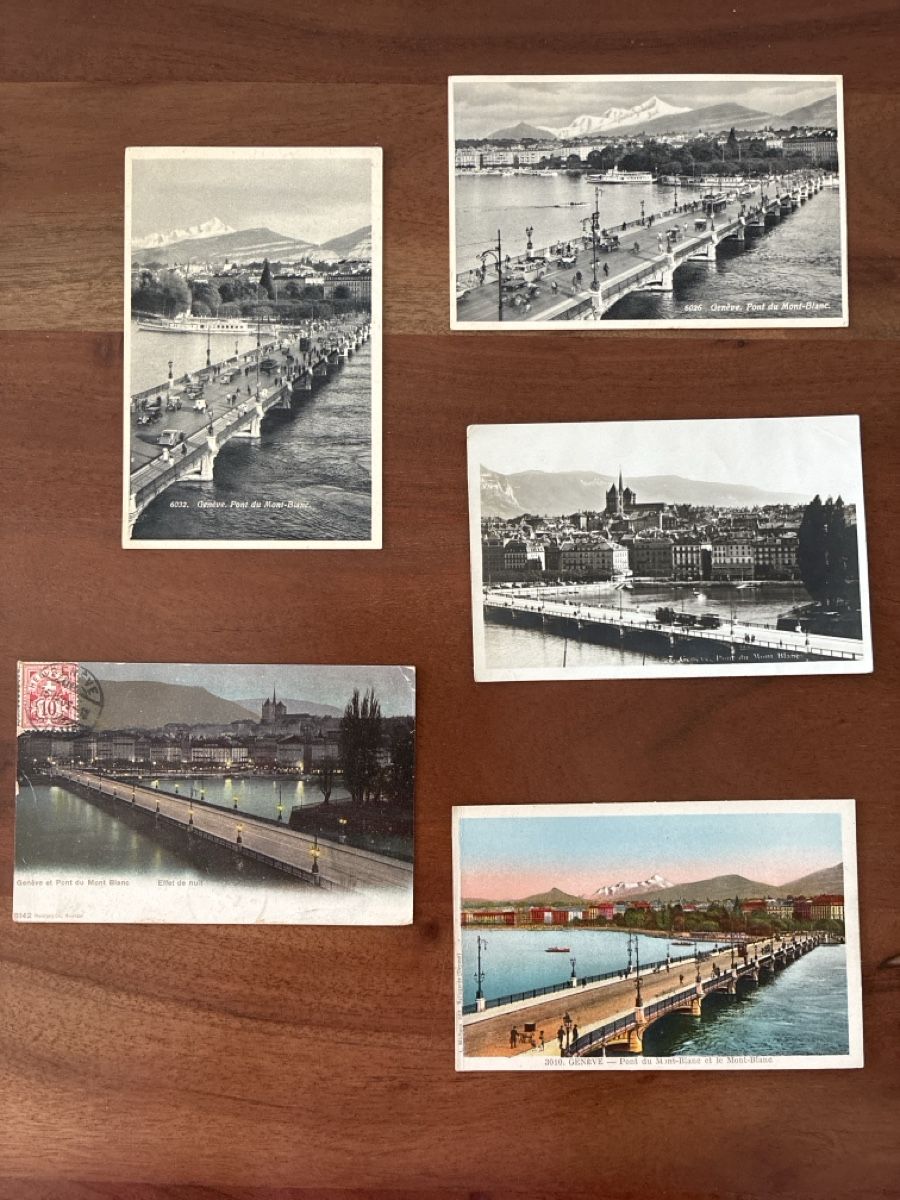Cartes postales: 10 Ansichtskarten Schweiz von Genf – D'occasion à Oftringen par Cla.vD.74 2