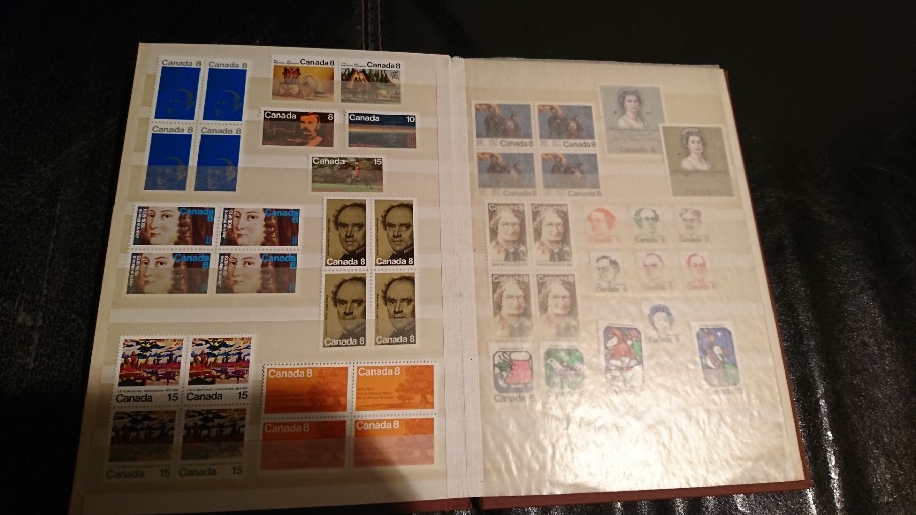 Alle Briefmarken: Sammlung Kanada 1969-1974 ** meist VB+ZD – Neu (gemäss Beschreibung) aus Remetschwil von Hofiii 5