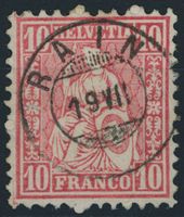LU Rain - Zwergstempel Voll - Sitzende Helvetia