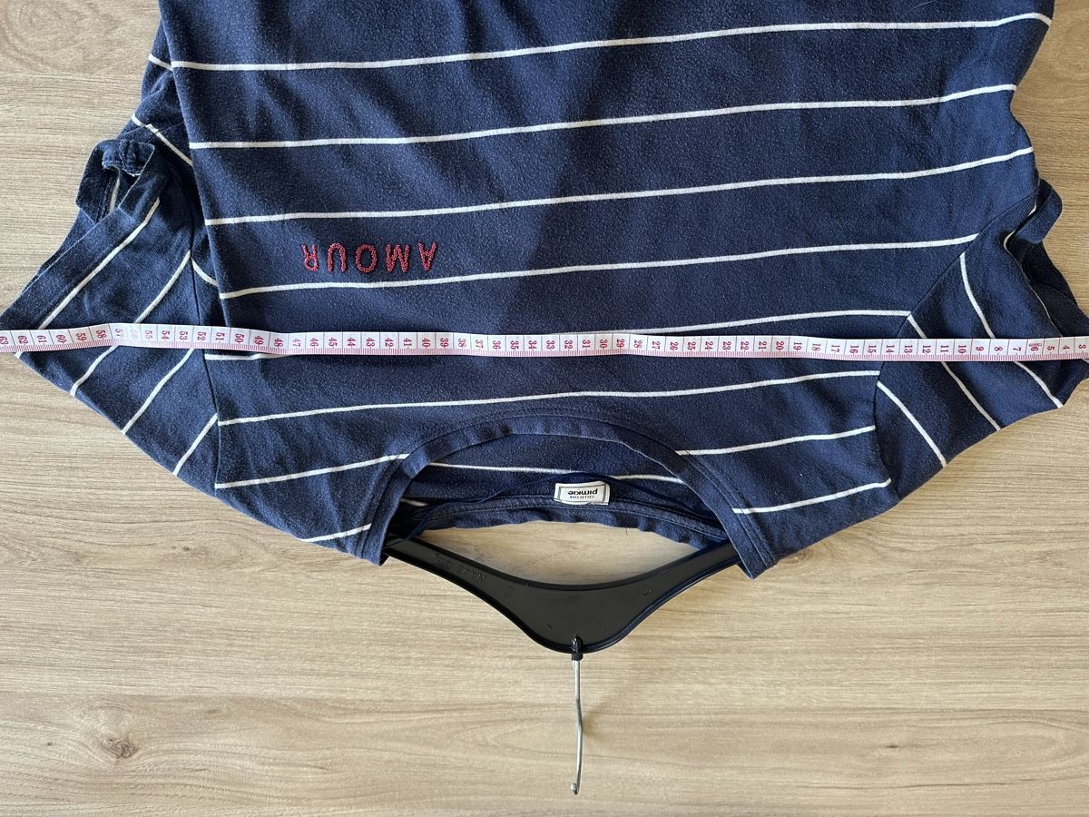 T-shirt: Tee shirt bleu à rayures – Nuovo (secondo la descrizione) da Lausanne venduto da sou_w9bl 2
