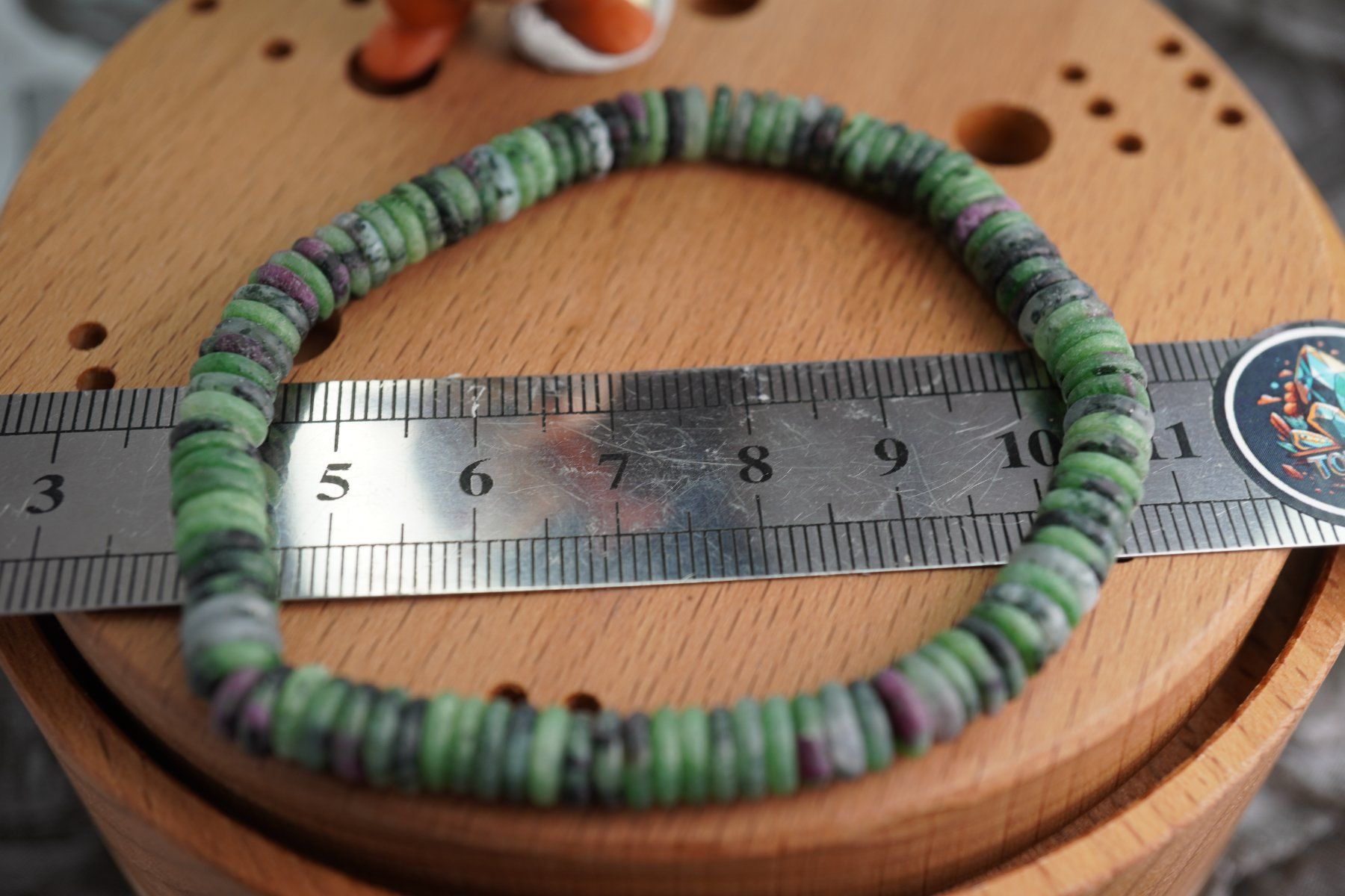 Minerali & Pietre curative: Rubin  Zoisit  Donuts   Armband  Ab 1.- – Nuovo e nell'imballaggio originale da Eschenbach SG venduto da topstone 4