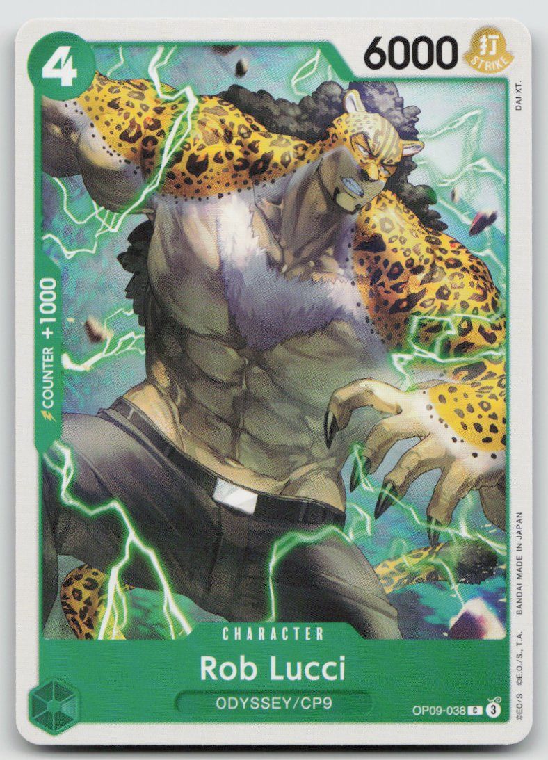 Bandai Sammelbilder & Trading cards: One Piece Rob Lucci OP09-038 C – Gebraucht aus Lugano von VlaseCard