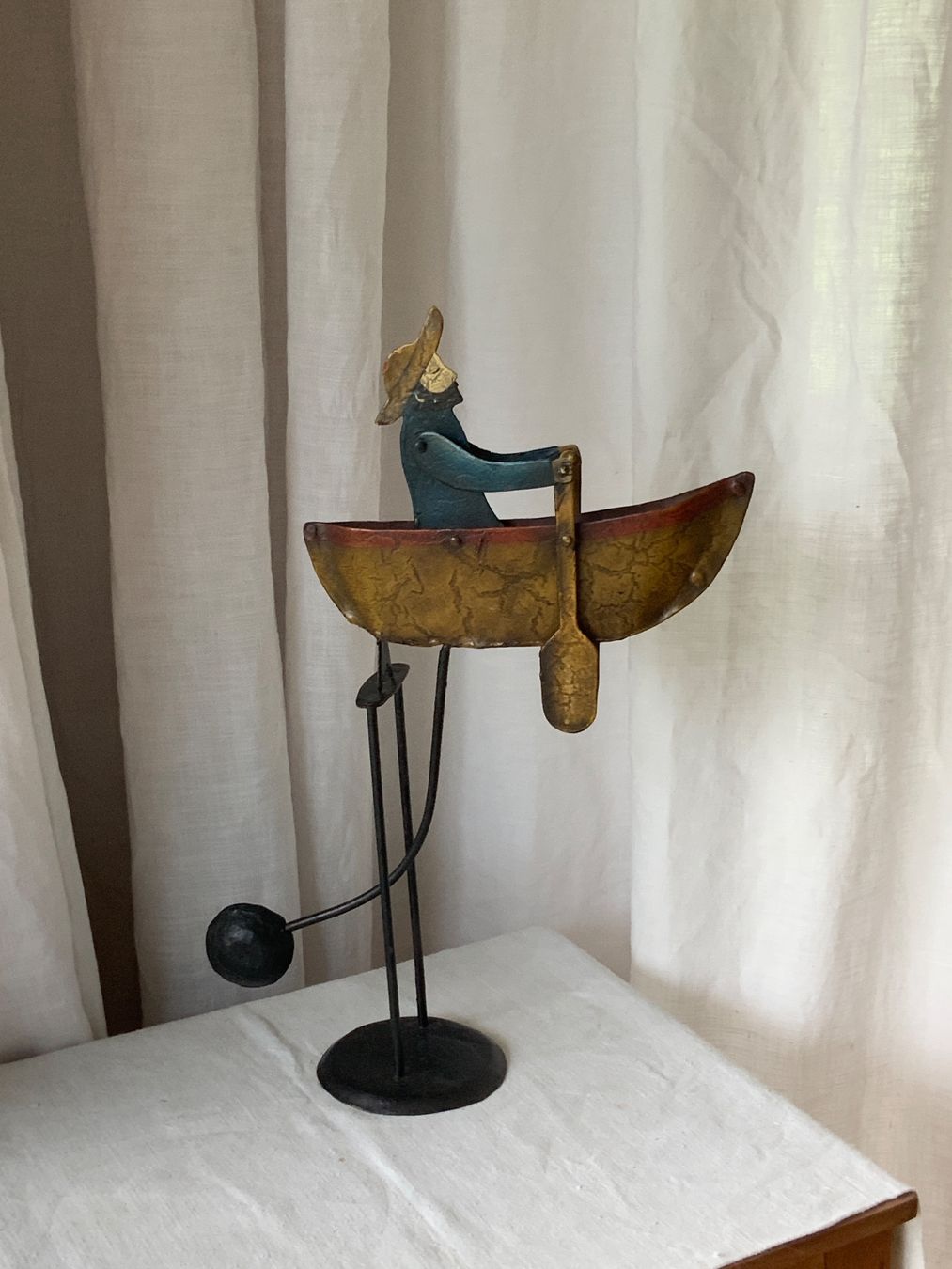 Statuette: Vitage Pendel-Balance-Figur – Usato da Stans venduto da eb53