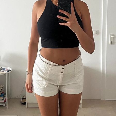 Weisse Nike Shorts, Gr. M, Neuwertig
