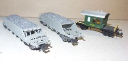 Lot 3 wagons Hobbytrain N