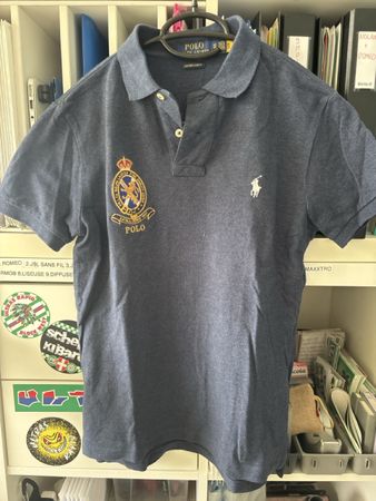 Polo Ralph Lauren chemise bleu marine taille XS