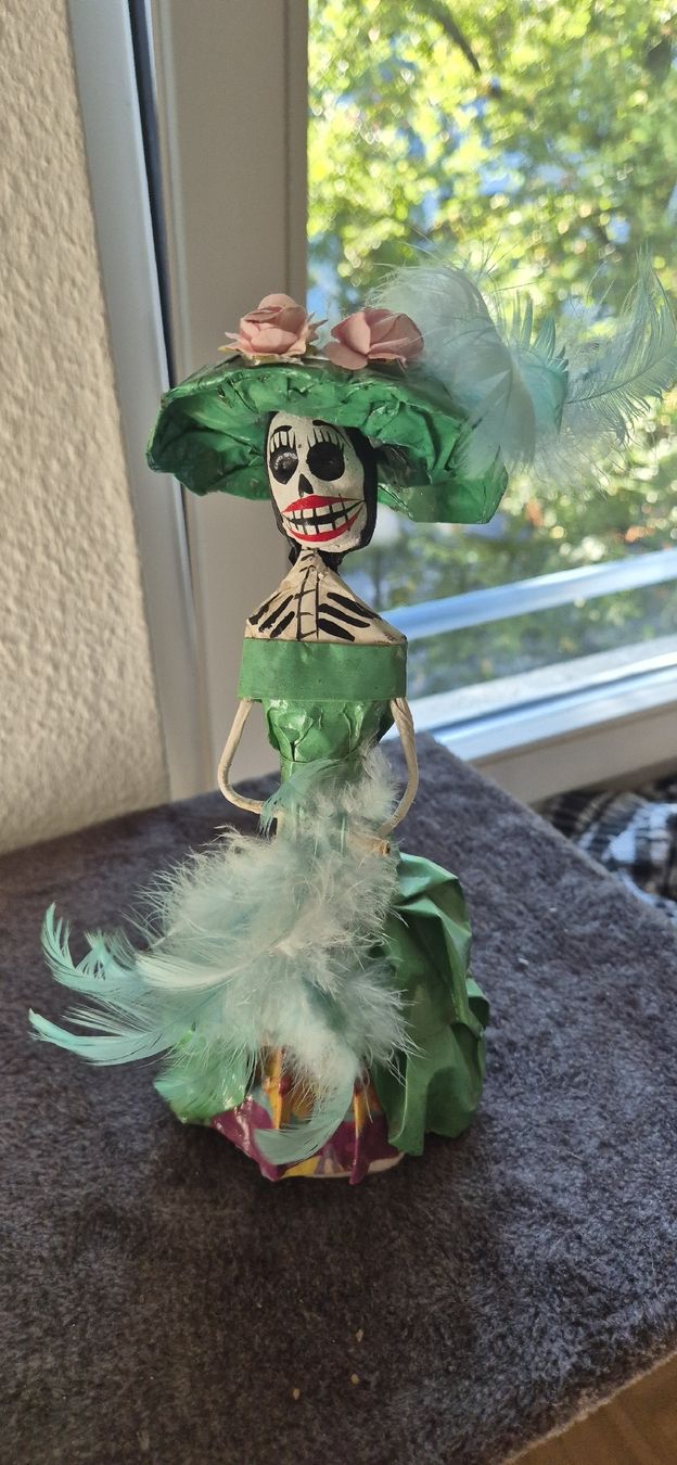 Figuren: Catrina Figur, Mexiko, Tag der Toten – Gebraucht aus Basel von Waldfee06 1