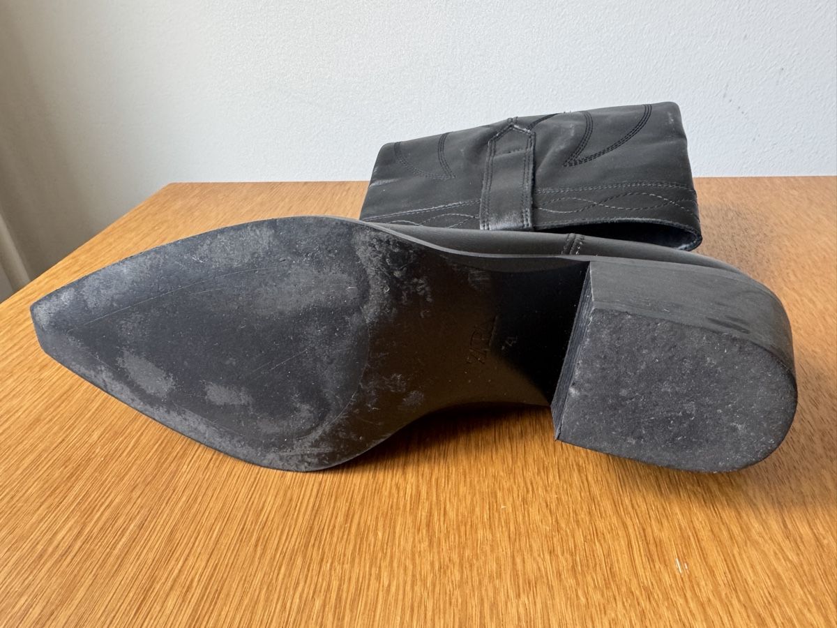 Zara Scarpe da donna: Schwarze Cowboystiefel Gr. 41. – Usato da Zürich venduto da ber_78xz 6