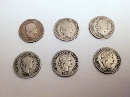 Lot 10Rp, 1882 - 1909, diverse, s -ss
