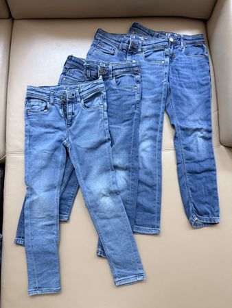 4 x C&A Jeans blue size 122