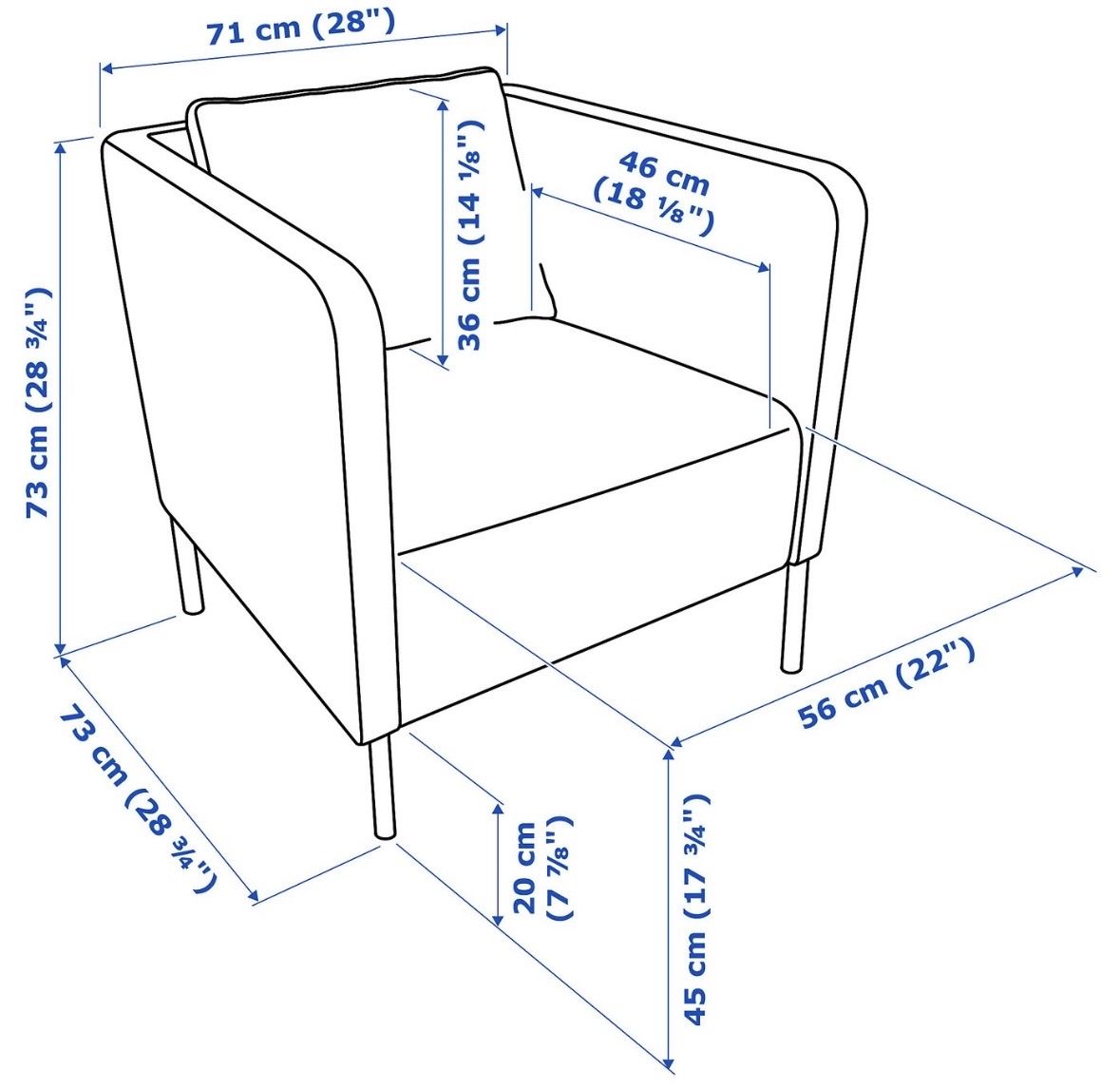 Ikea Poltrone: EKERÖ Sessel von Ikea – Usato da Basel venduto da msm_t8ml 1