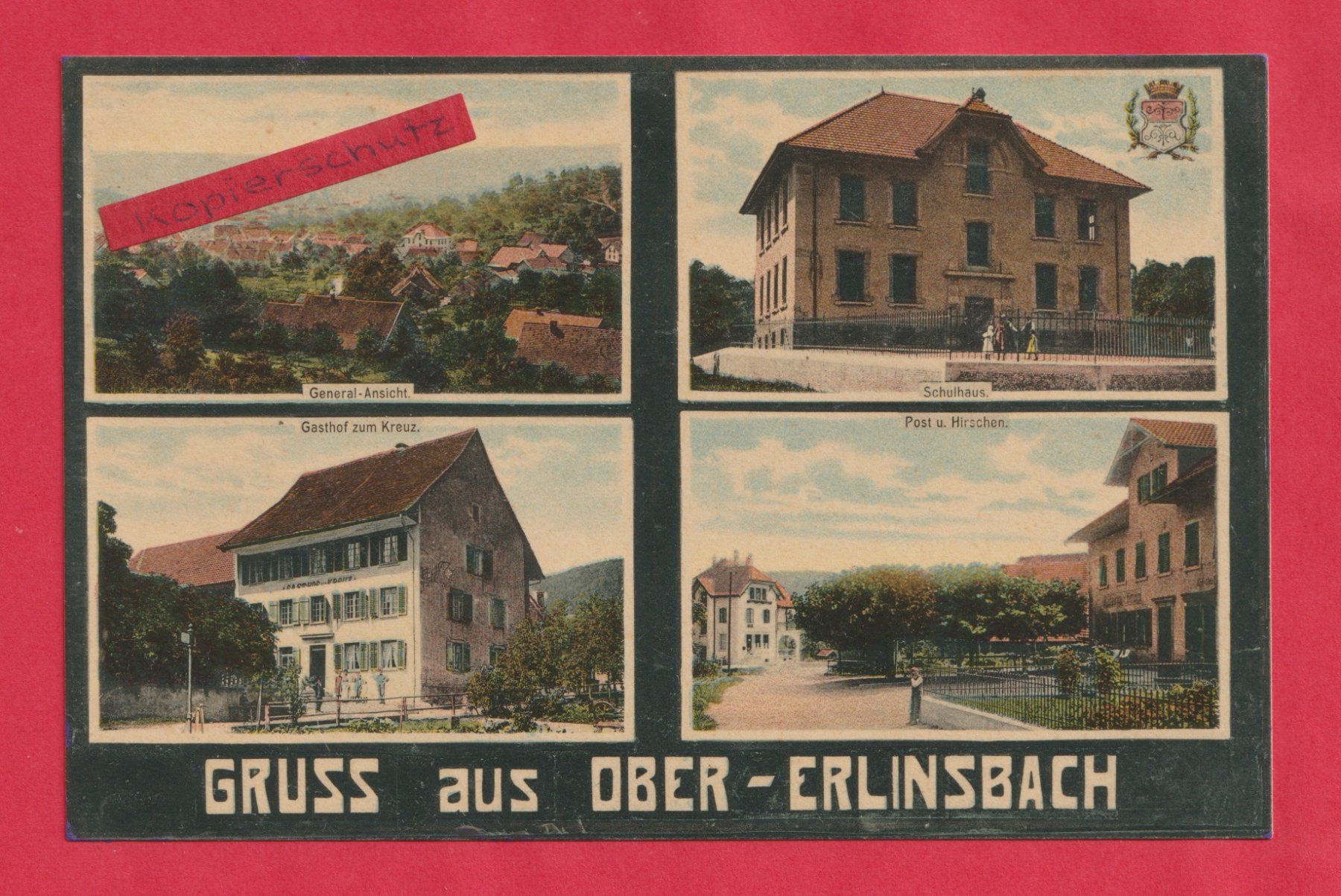 Cartoline postali: Gruss aus Ober-Erlinsbach (SO) – Usato da Zürich venduto da Gill46