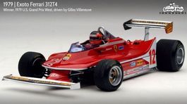 Ferrari 312T4  Gilles Villeneuve F1 1979  Exoto 1:18