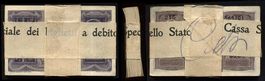 Italien, 2 Lire 1939, 100 Banknoten Bündel