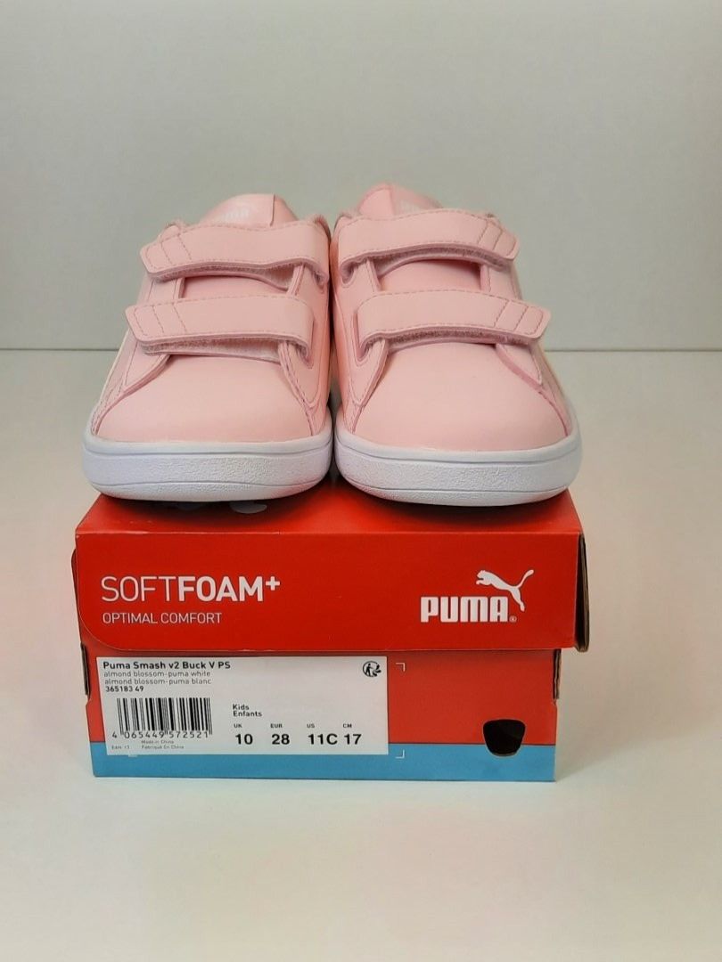 Puma Scarpe per ragazzi: PUMA Kinder Sneaker rosa weiss Klett Gr. 28 – Nuovo e nell'imballaggio originale da Seuzach venduto da VT-Collections1 8