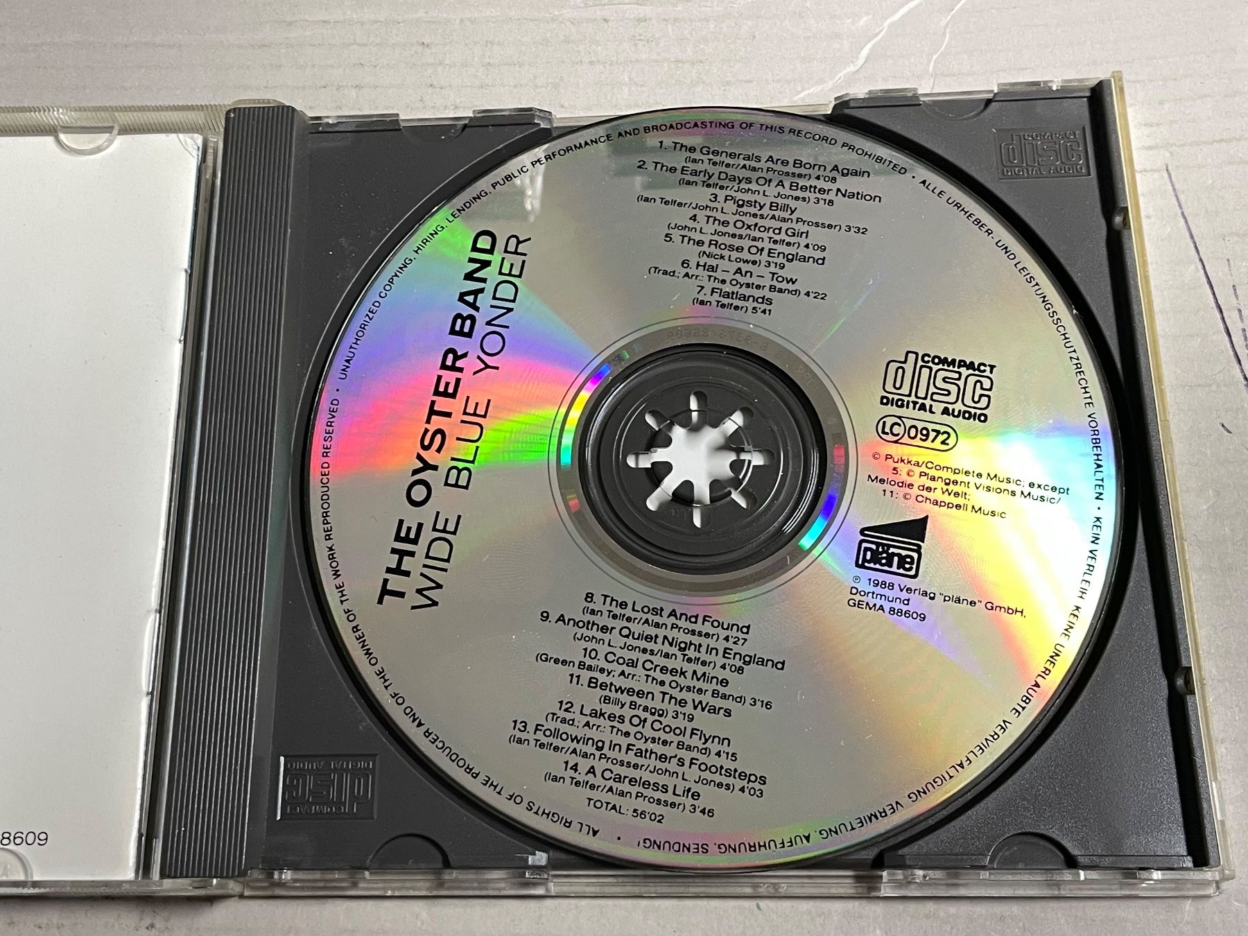 CDs: The Oyster Band - Wide Blue Yonder – Gebraucht aus Muri b. Bern von AdidasCollector 3