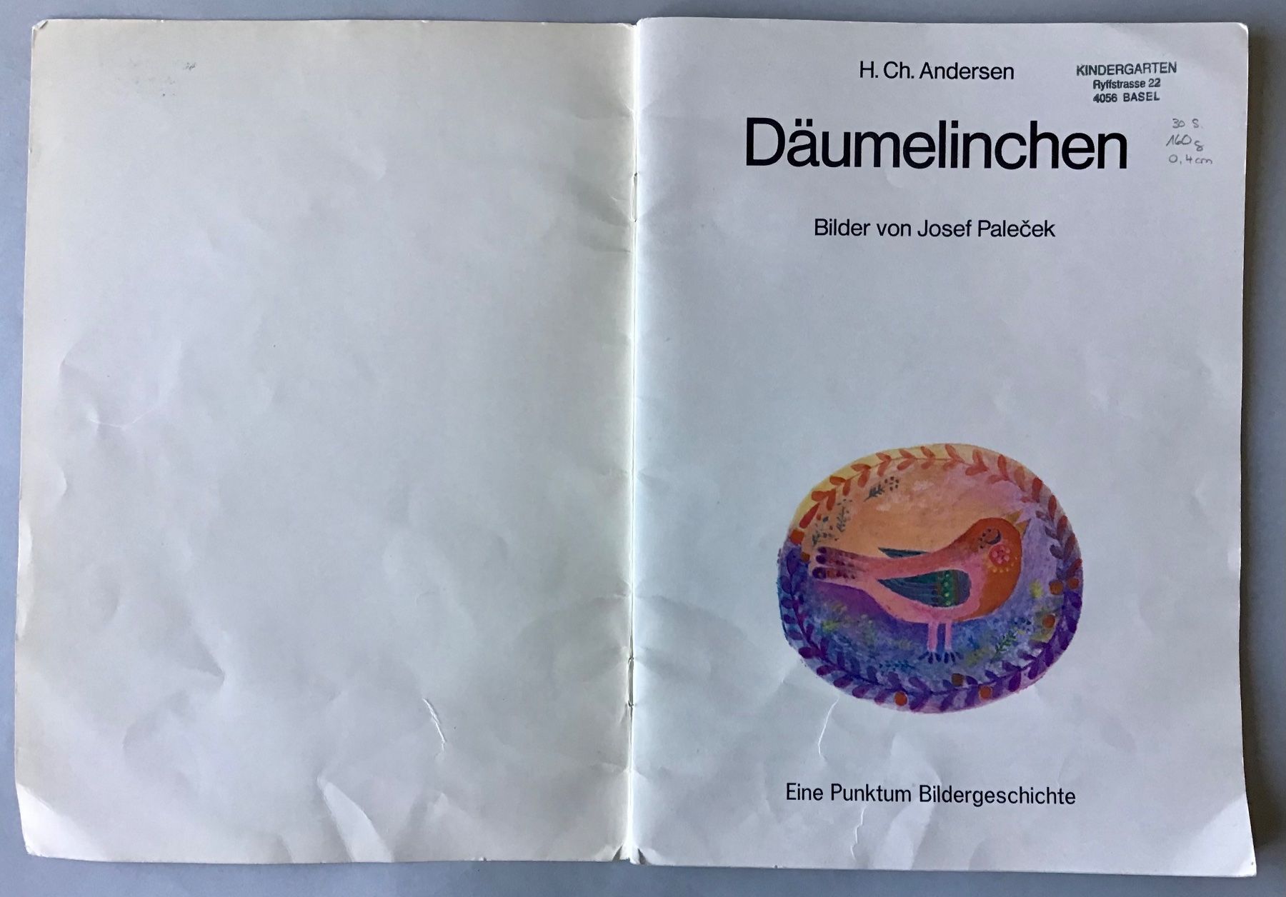 Libri: Bilderbuch: Däumelinchen – Usato da Bubendorf venduto da Alpenheidi 2