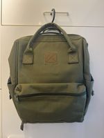 Backpack green canvas good condition