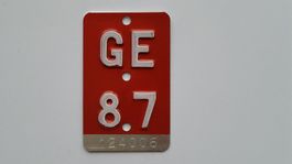 GE 87 Plaque de vélo Velonummer Fahrradschild