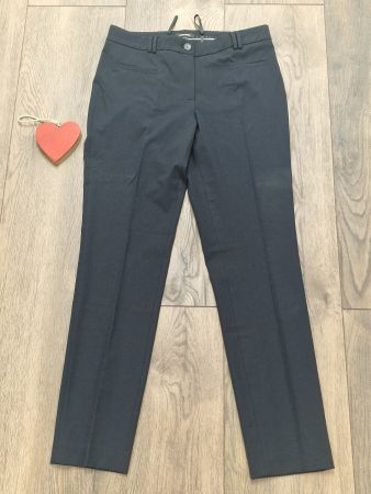 Schicke Stoffhose More&More dunkelblau Grösse 36 top Zustand