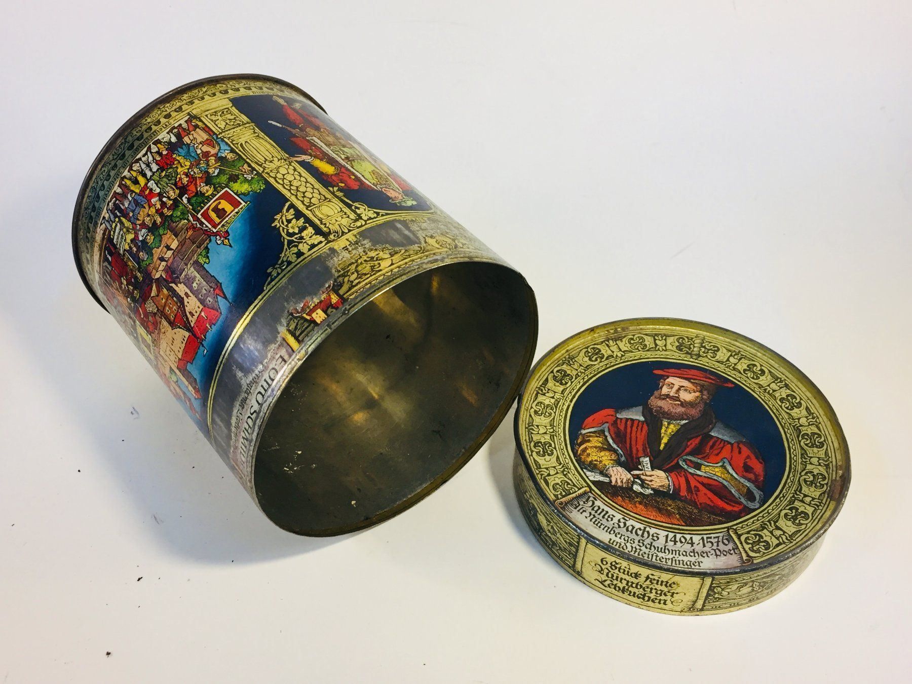 Barattoli: Vintage Blechdose – Usato da Schaffhausen venduto da vintageville 8