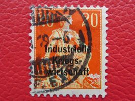 Industrielle Kriegswirtschaft: Nr.13 gestempelt Kat: 100.-
