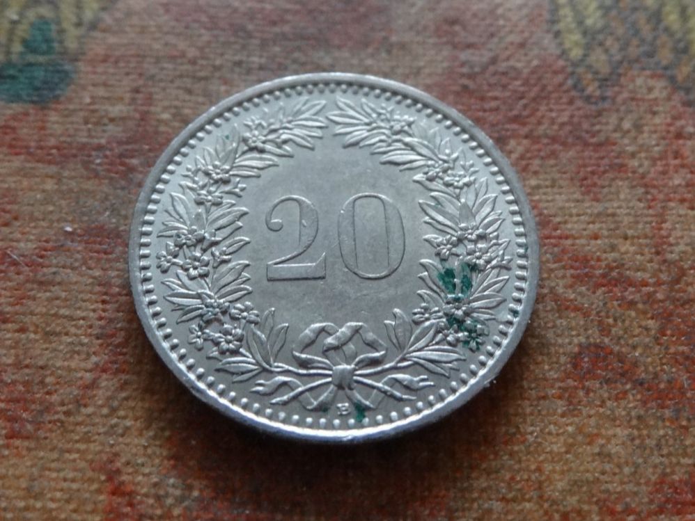 Tutti le monete: 20 Rp. 1989 – Usato da Romanel-sur-Lausanne venduto da Swift13 1