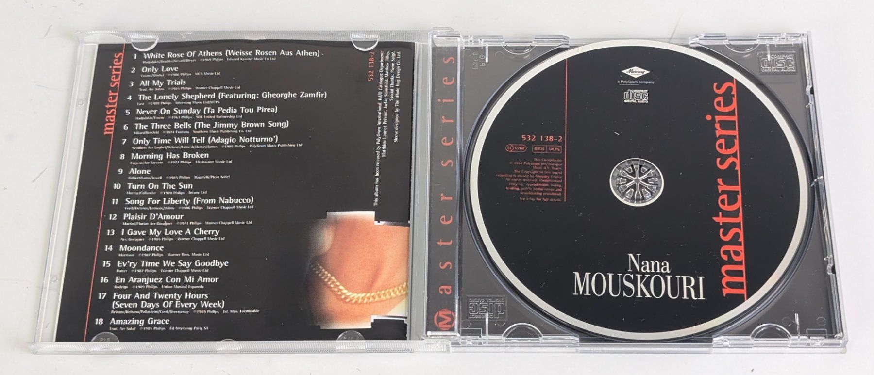 CD: Nana Mouskouri - CD Master Series - Top – Usato da Zürich venduto da 1.Simon 2