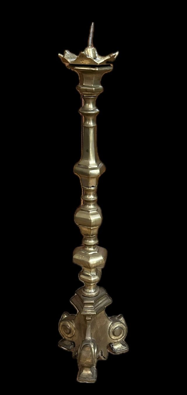 Portacandele: Barocker Bronze-Leuchter – Usato da Luzern venduto da Fabian_Ni