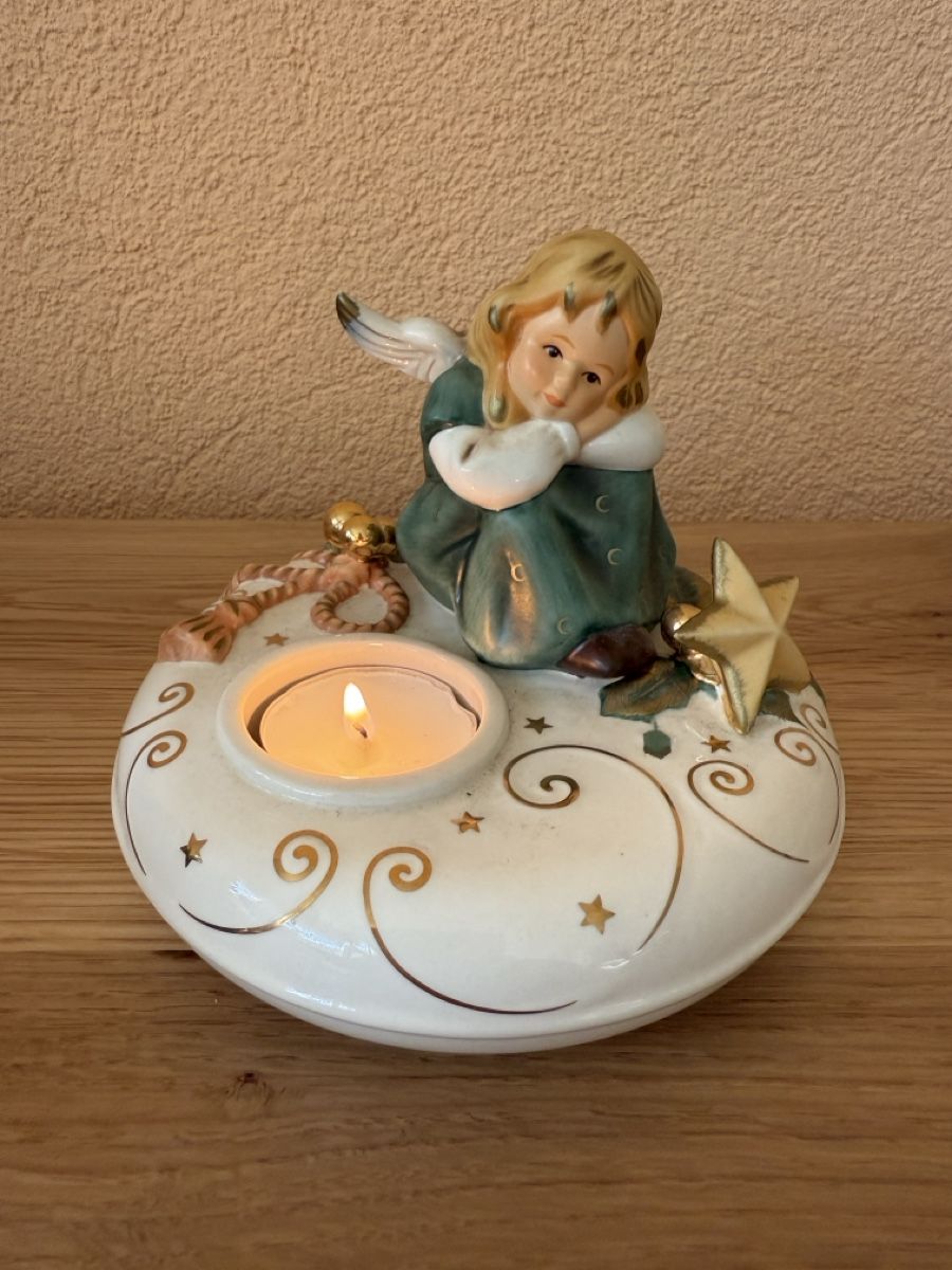 Statuette: Goebel Engel mit Teelicht – Usato da Sarmenstorf venduto da Nathaliie_21