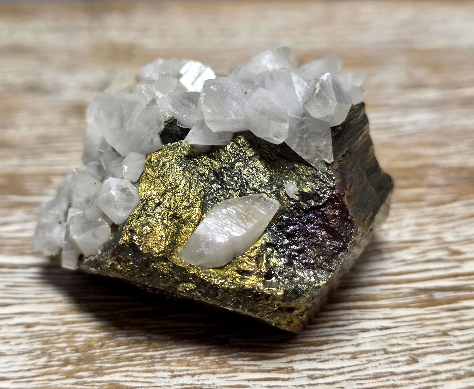 Minerali & Pietre curative: Quarz auf Pyrit Stufe 151g – Nuovo e nell'imballaggio originale da Matzingen venduto da Shay_Crystalz 1