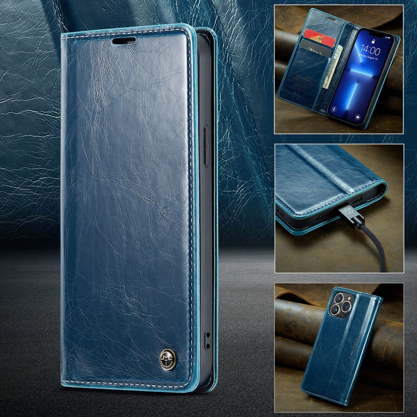 Cover & Protezioni schermo: CaseMe iPhone 13 Pro Max Leder Case – Nuovo e nell'imballaggio originale da Zürich venduto da Store-247 1