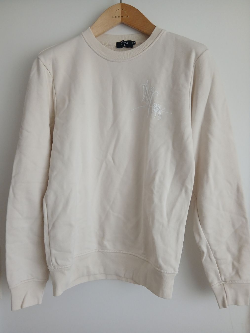 Dior Pullover & Sweatshirts: Dior Bee Sweatshirt size S creme embroidered good condition – Gebraucht aus Watt von Tomaf