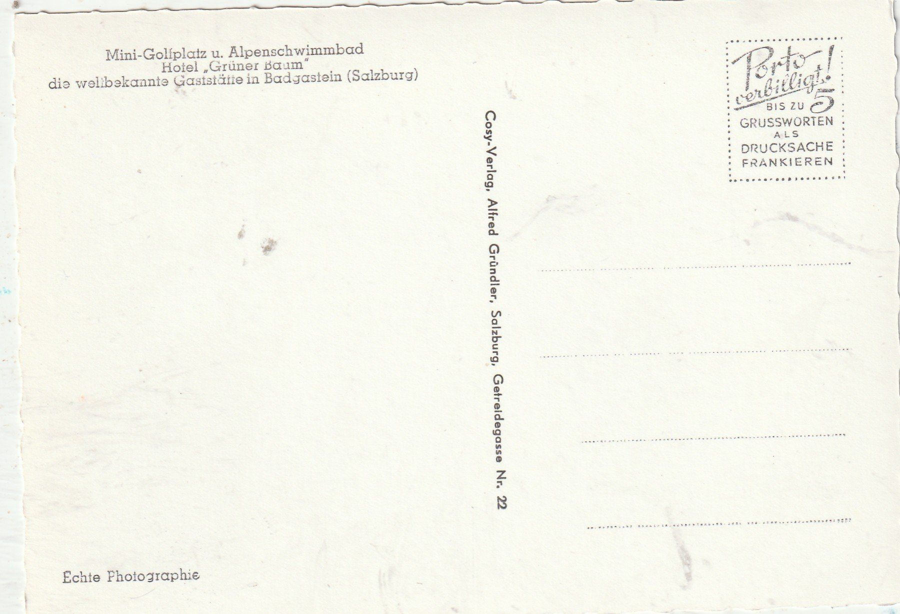 Cartoline postali: Mini Golfplatz in Bagastein – Usato da Lumbrein venduto da made02 1