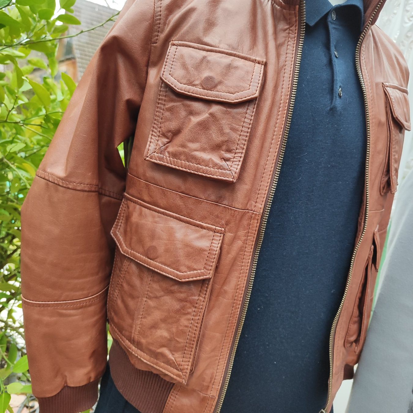 Esprit Giacche: Esprit Leder Jacke Herren GR 48 – Usato da Langnau am Albis venduto da Judithsebi 3