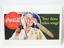 AK 1997 Coca Cola Werbung Aviatrix 1941