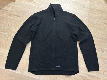 Strickjacke mit Stehkragen und Reissverschluss, Grösse L