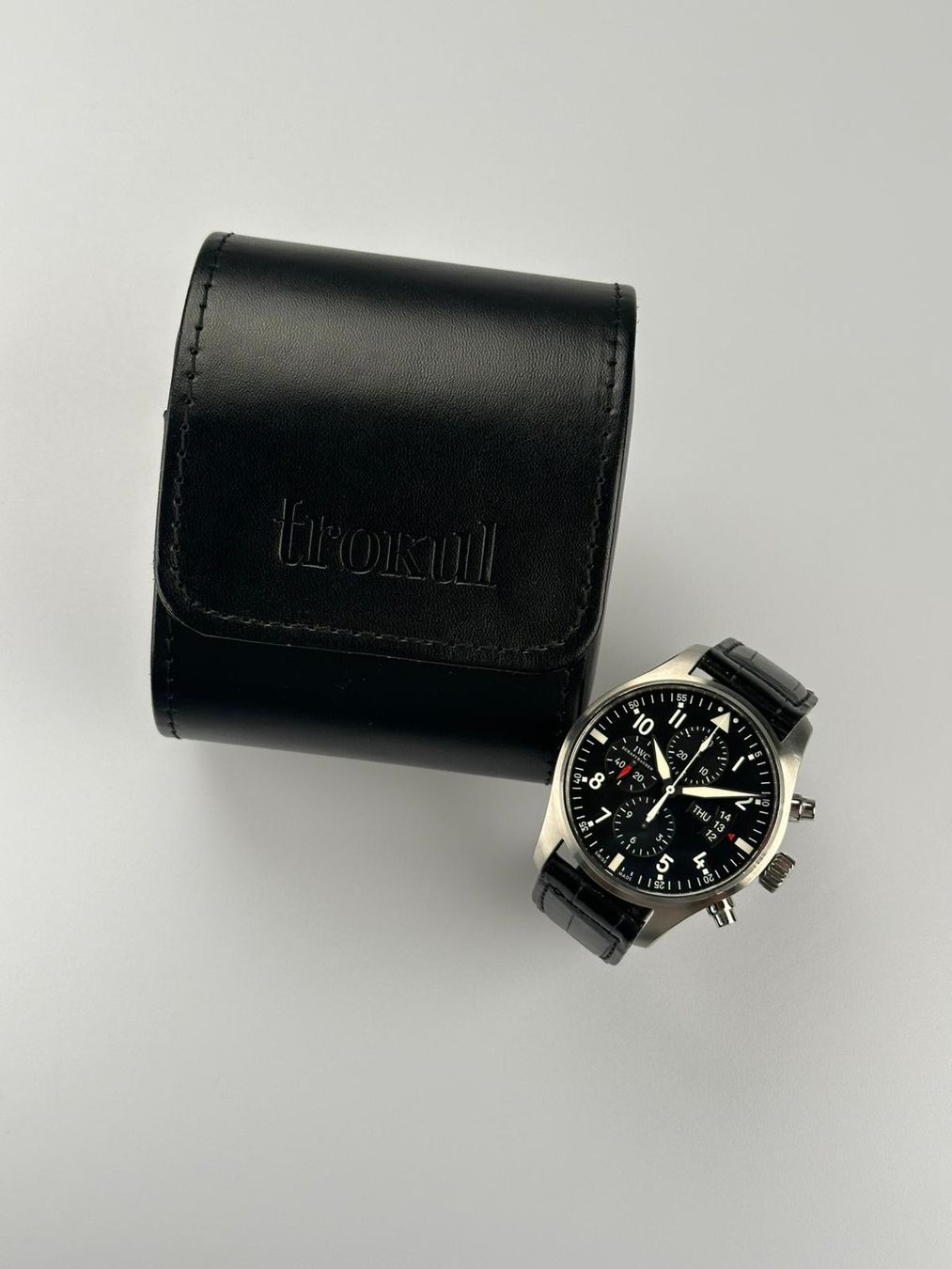 IWC Orologi: IWC Fliegeruhr Chronograph 43mm Ref. IW377701 – Usato da St. Gallen venduto da TrokulWatches 8