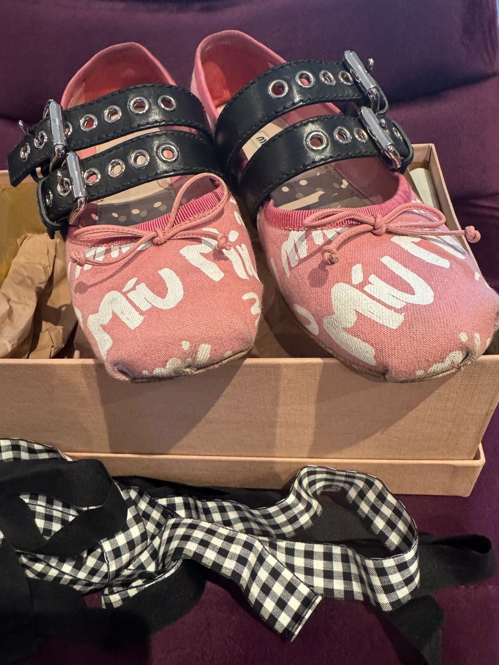 Miu Miu Damenschuhe: Miu mit ballerina – Gebraucht aus Zürich von MagicStuff007 4