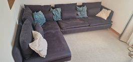 IKEA SÖDERHAMN Sofa in Anthrazit/Schwarz