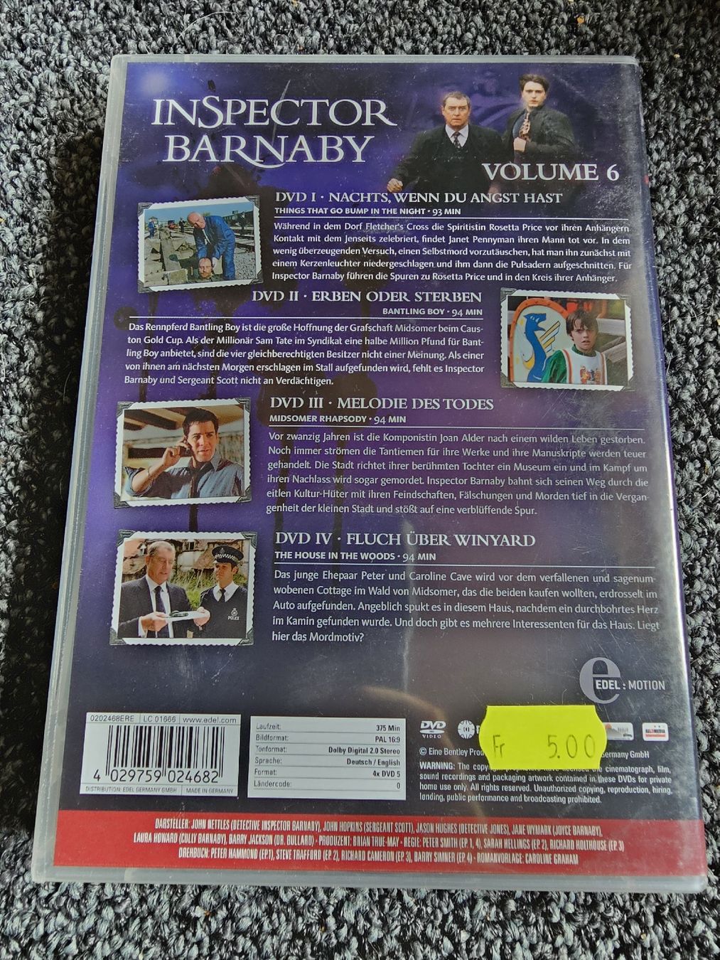 Tutti i DVDs: Inspector Barnaby DVD Box, Volume 6 – Usato da Ruswil venduto da jan_bxl5 1