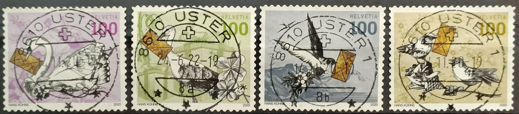 Tutti i francobolli: 2020 spezielle Anlässe Top Stempel – Usato da Dübendorf venduto da goeggi79