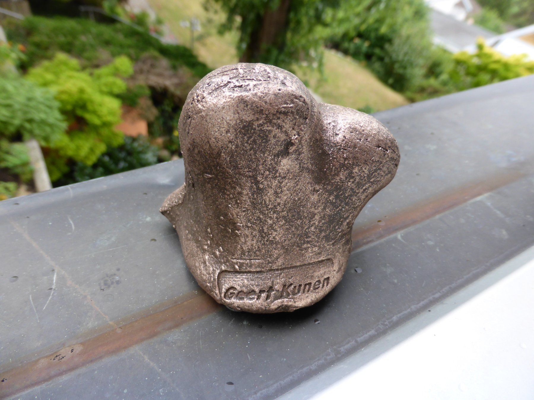 Tutte le decorazioni: MINI URNE HERZ MIT STERN - BRONCE MIT GOLD - FABRIKNEU – Nuovo e nell'imballaggio originale da Reinach AG venduto da pussi100 4