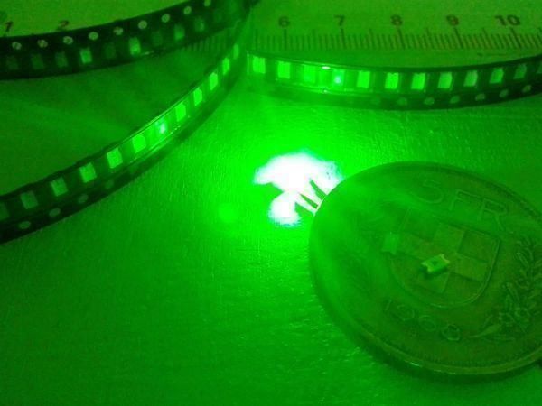 Elektronikbauteile: LED SMD 1206, grün, 100Stk – Neu (gemäss Beschreibung) aus Luzern von Salefactory 1