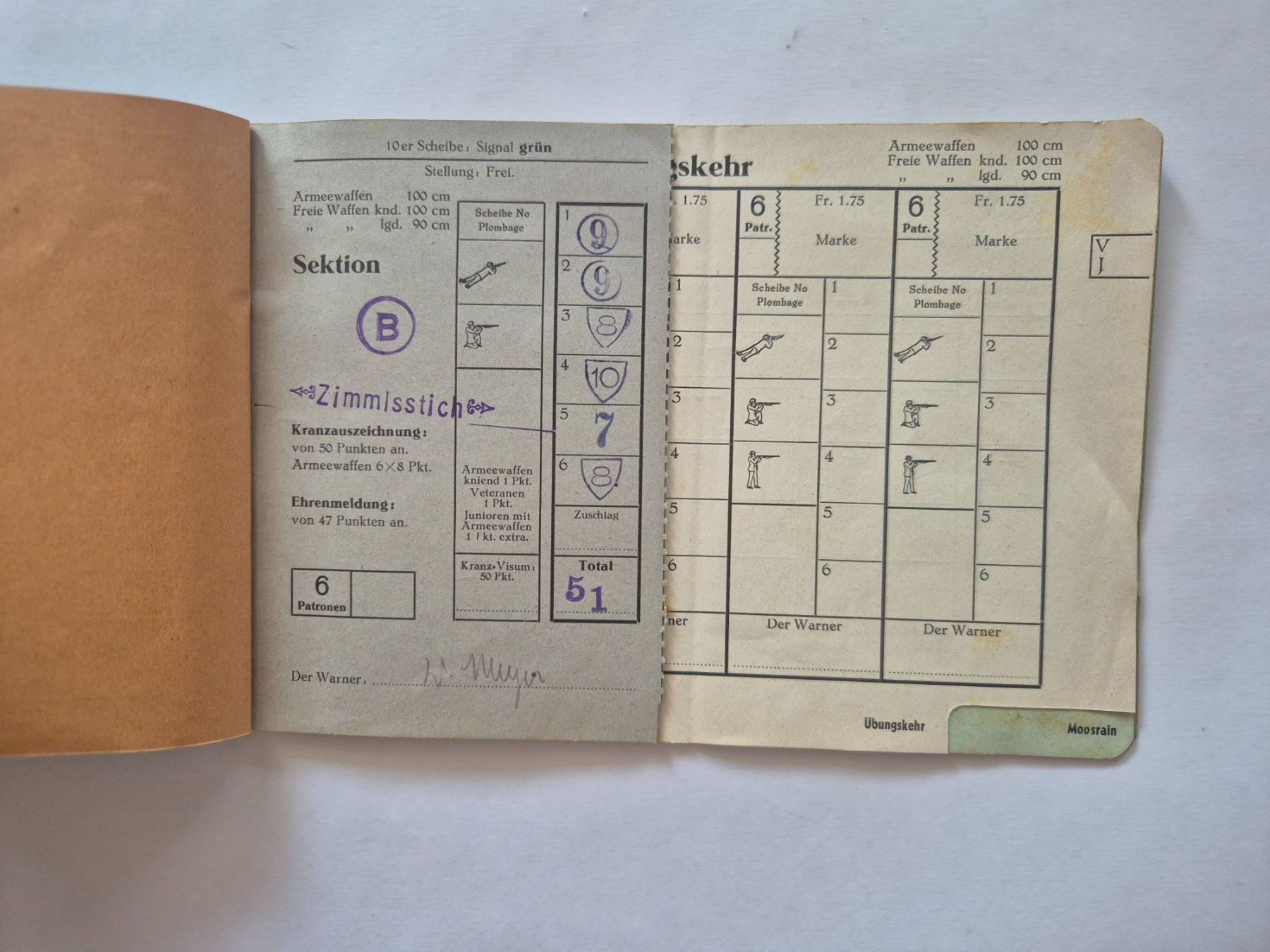 Documenti: Oberaargau Landesschiessen Herzogenbuchsee 1938 – Usato da Langendorf venduto da zvonu161 3