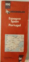Michelin Karte 990 Spanien Portugal Frankreich Vintage 1983