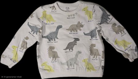 C&A Baby Sweatshirt Pullover Dinosaurier 🦕 Gr. 98