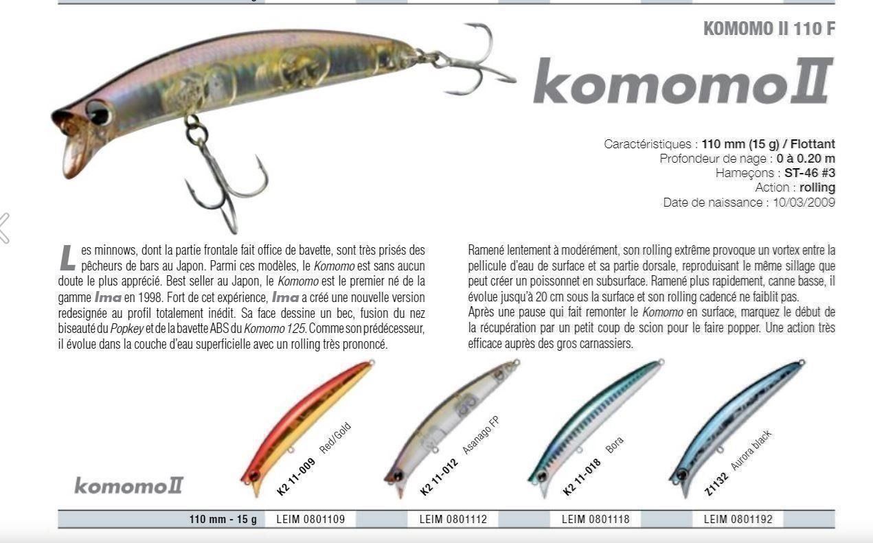 Köder: IMA Komomo II 110F (3pcs) - Lot2 – Neu (gemäss Beschreibung) aus Versoix von cri_7jsd 3