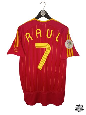 RAUL #7 Original Spain 2006-08 Home Trikot